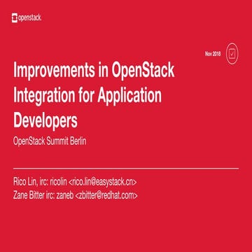 Autoscale a self-healing cluster in OpenStack with Heat | PDF