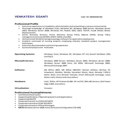 vinay resume | DOCX