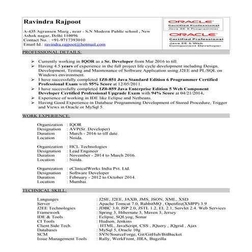 Ravindra_Resume