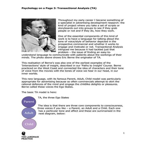 Psychology on a Page 3 TA