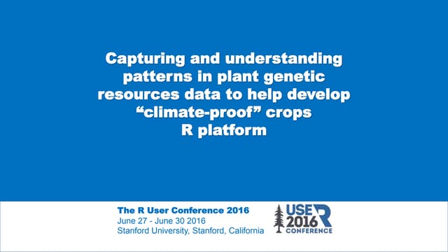 Genetic Resources - R Computing Pla...