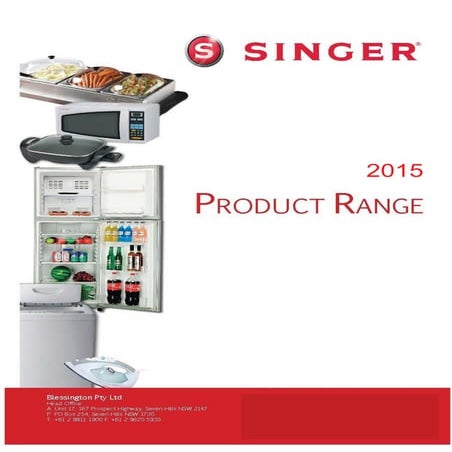 Singer and American Novelty Product Range - 16.03.15