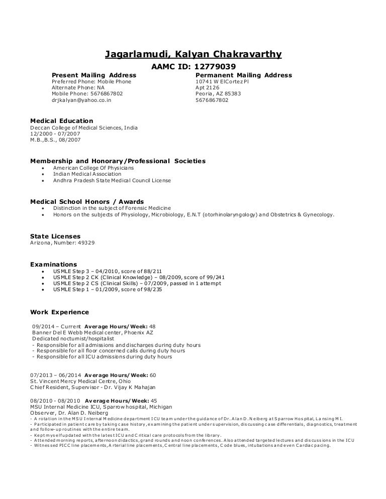 Kalyan Cv