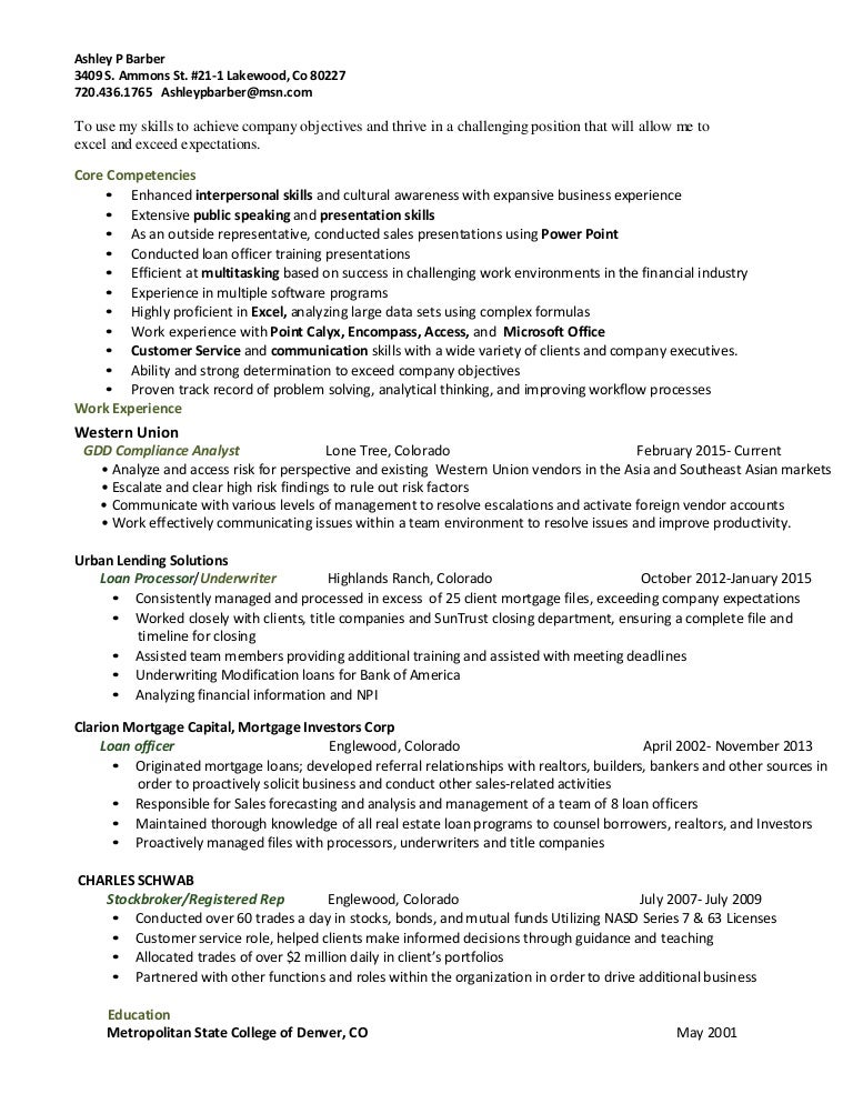 ashley barber resume 2015