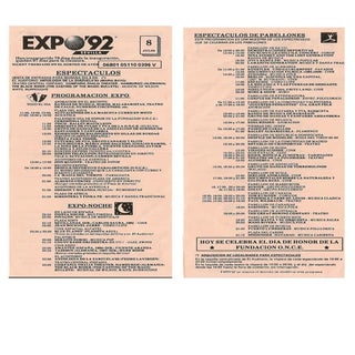 Programa del 8 de julio de EXPO 92