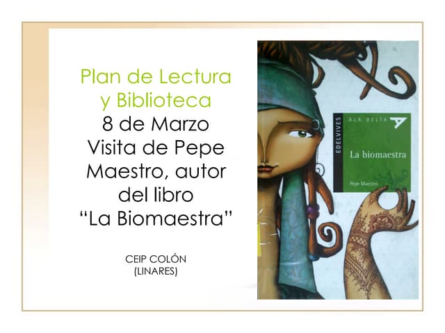 8 de marzo, Encuentro con autor