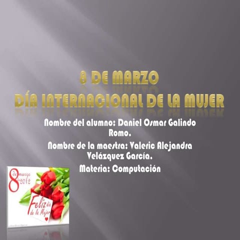 8 de marzo presentacion