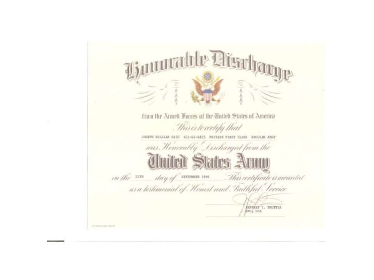 Honorable Discharge