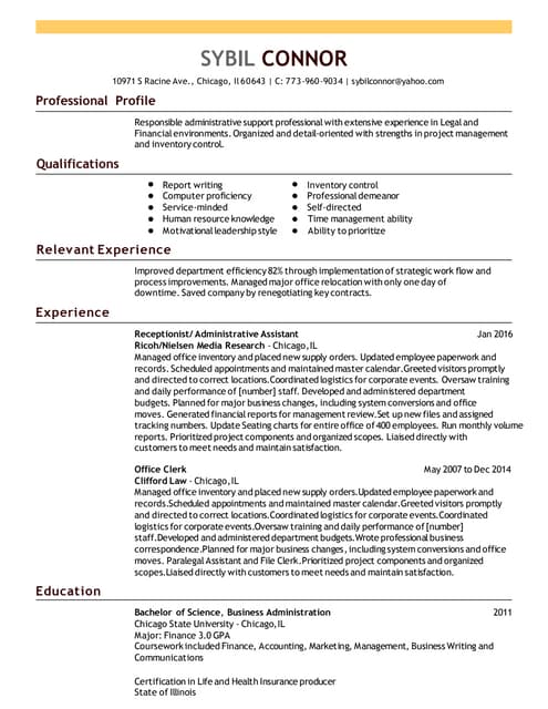 Sybil experteer resume