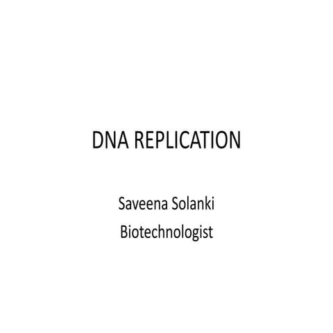 10  DNA  replication