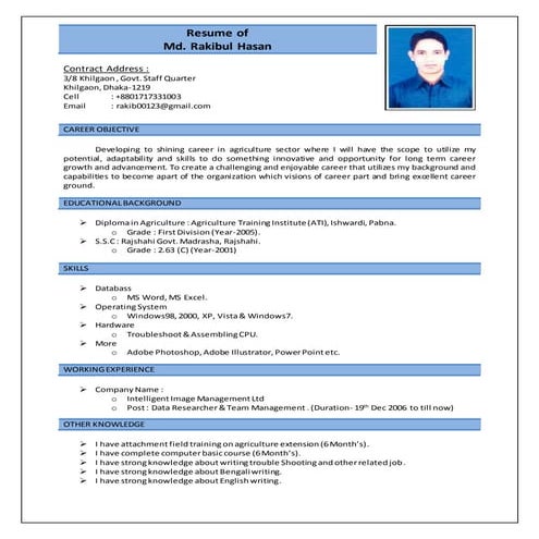 Rakib CV | DOCX