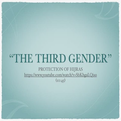 GENDER ISSUES IN PAKISTAN-Presentation