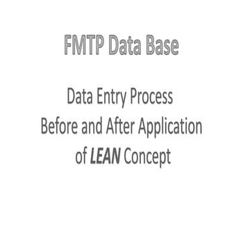 FMTP Data Base