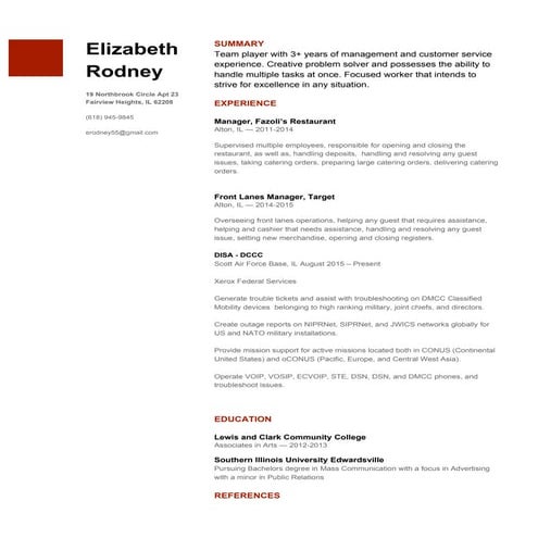ElizabethRodneyResume