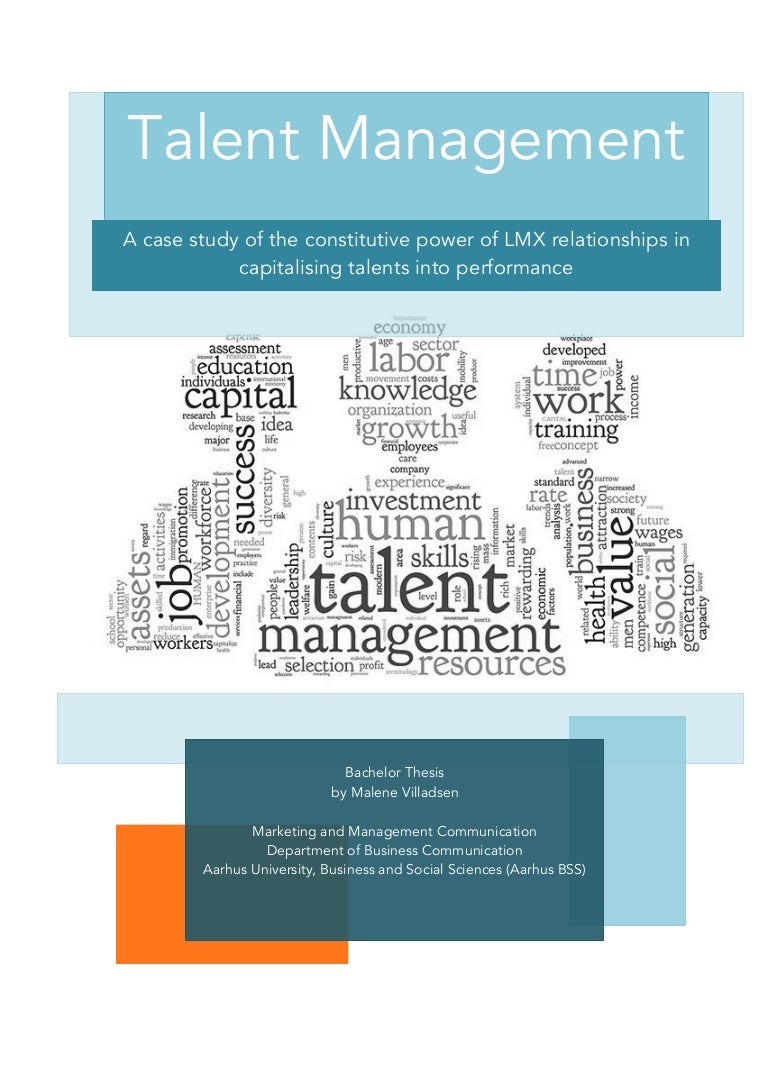 Dissertation on talent management