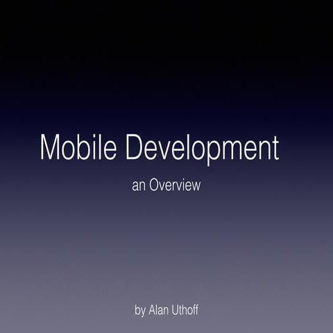 Mobile Development