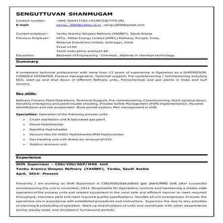 sengu cv