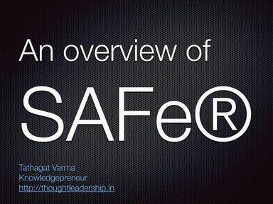 An Overview of SAFe
