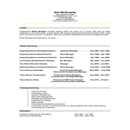 New CV Non Retail | DOC