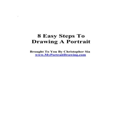 8 easystepstodrawinga portrait