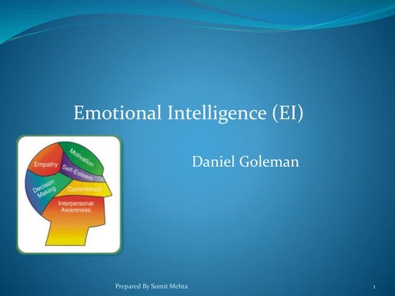 Emotional intelligence in the workplace - Deniel Goleman .pptx