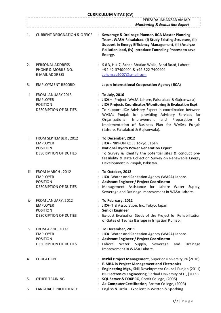 Europass cv template image