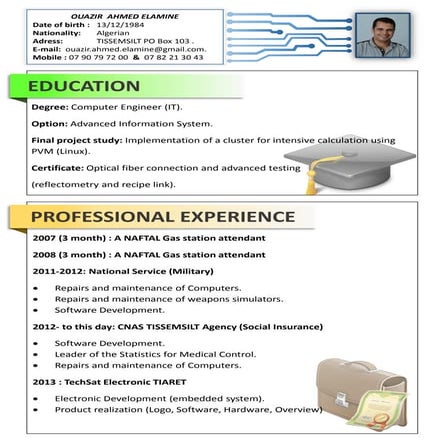 CV OUAZIR AHMED ELAMINE
