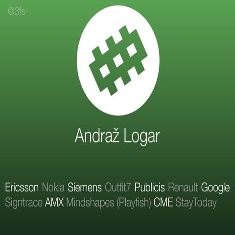 3fs Tehran Lean Startup Machine - Andraž Logar