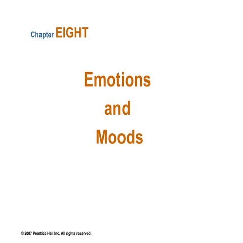 8 emotions and moods