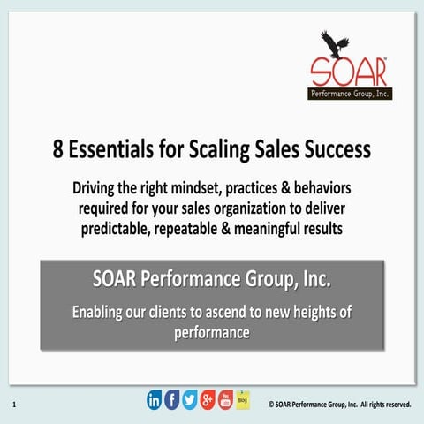 8 Essentials For Scaling Sales Success