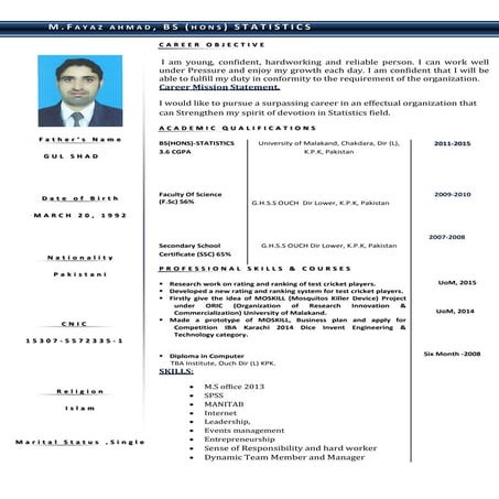 FAYAZ CV