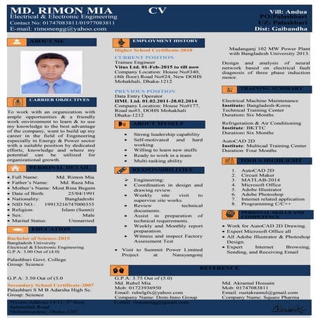 Online_Rimon New Cv -2016