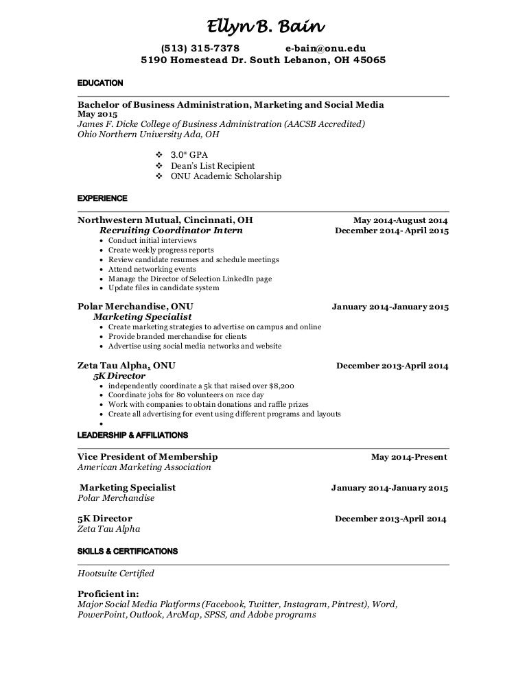 Ellyn B Bain Resume 2015 - 8f6c158b 2953 44e2 Aed5 C6293411b3bb 150423223630 Conversion Gate01 Thumbnail 4 