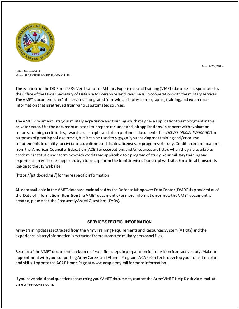 Mark Hatcher Vmet Transcript