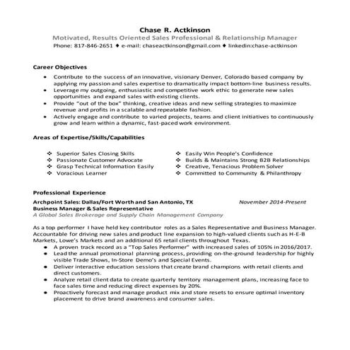 ChaseActkinsonResume