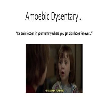 Amoebic Dysentary ... THE SEMI FACTS | PPT