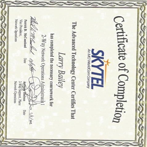 Skytel 2 Way NOC Cert