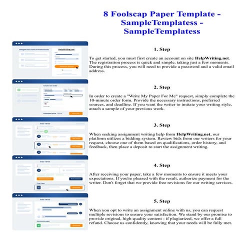 8 Foolscap Paper Template - SampleTemplatess - SampleTemplatess | PDF