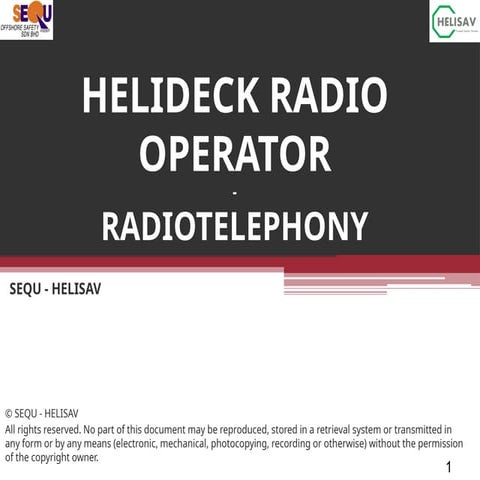 8 HRO - RadiotelephonyYHH FDXHJHNUGVVFSS