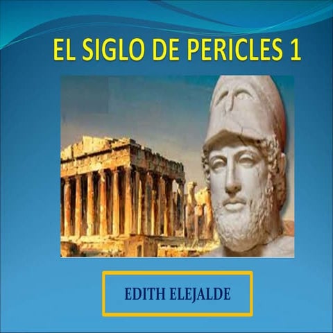 EL SIGLO DE PERICLES 1 | PPTX