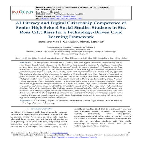 AI Literacy and Digital Citizenship Competence of Senior High School ...