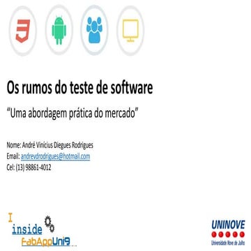 Os Rumos do Teste de Software