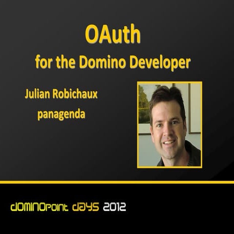 #dd12 OAuth for Domino Developers