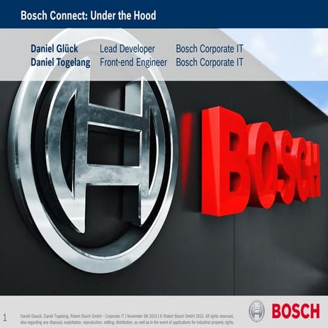 Bosch Connect: Under the Hood