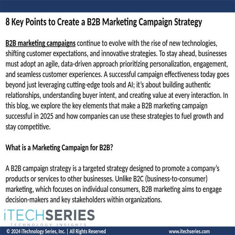 Mastering B2B Marketing Strategies for Success | PDF
