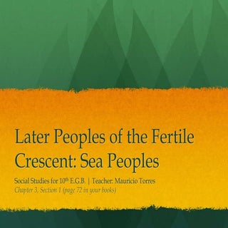 Later People of the Fertile Crescen...