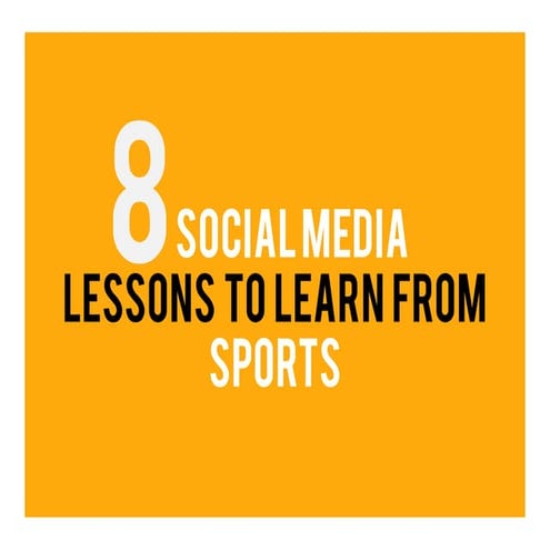 8 Social Media Lessons from Sports