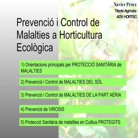 8 Malaltieshorta Prevencio