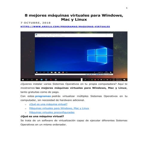 8 mejores máquinas virtuales para Windows.pdf