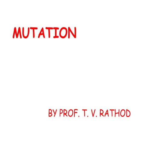 Mutation